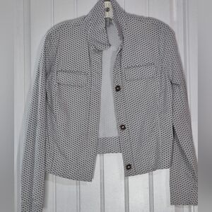 🏷Womens Tristan Cropped Snap Front Jacket Size Small